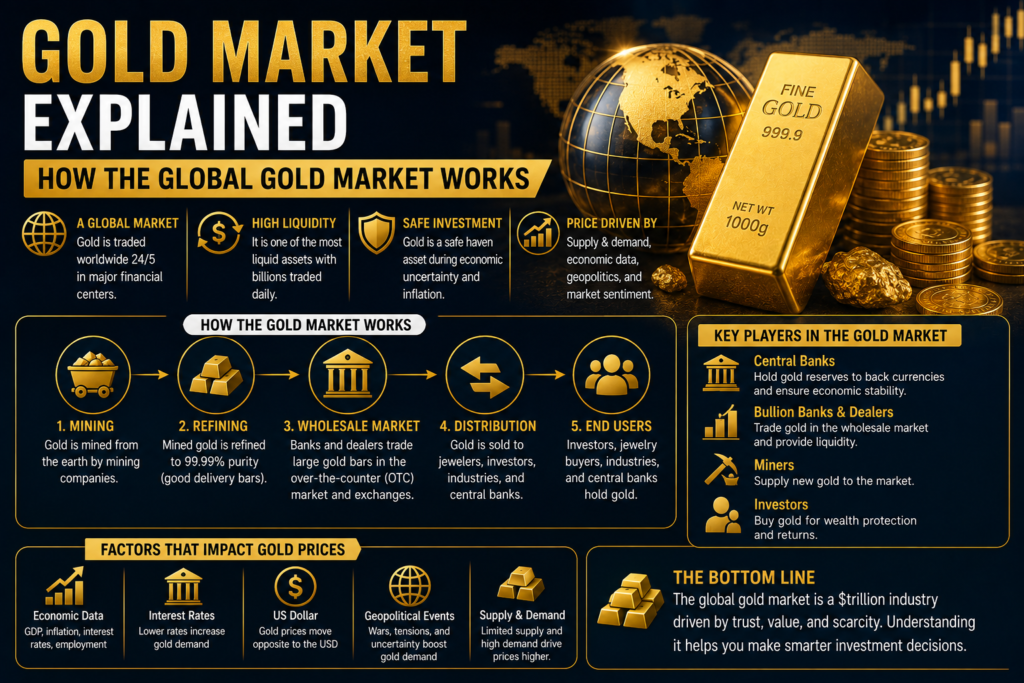 Gold Market Explained How the Global Gold Market Works