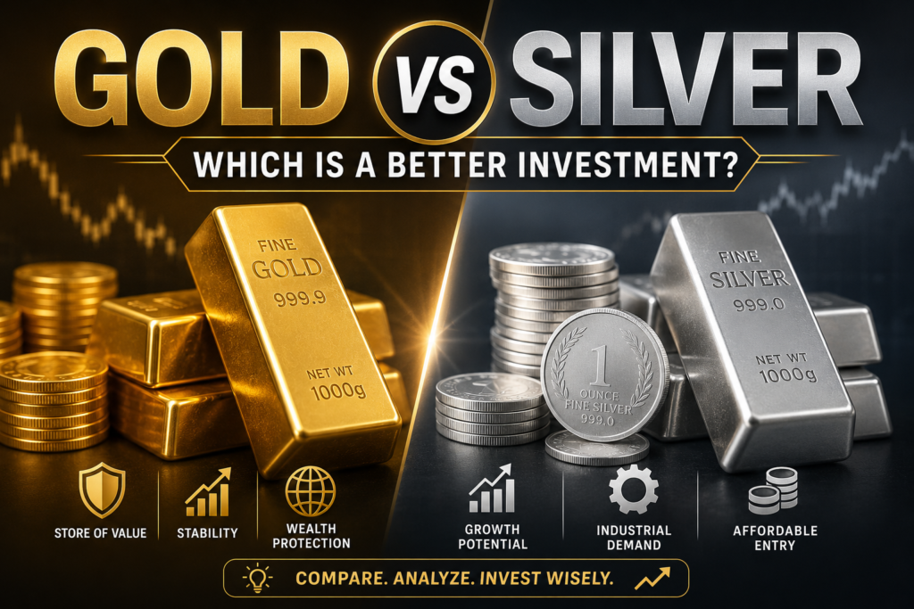 Gold vs Silver Which Is a Better Investment For Future