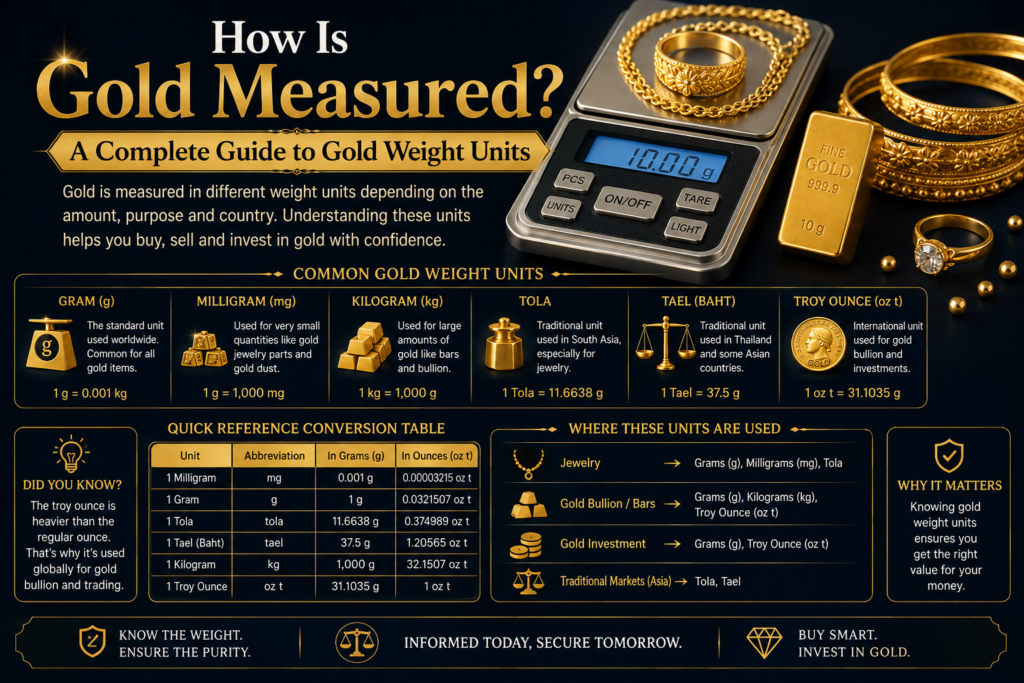 How Is Gold Measured A Complete Guide to Gold Weight Units