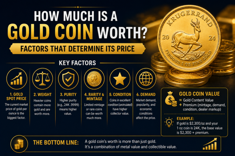 How Much Is a Gold Coin Worth? Factors That Determine Its Price
