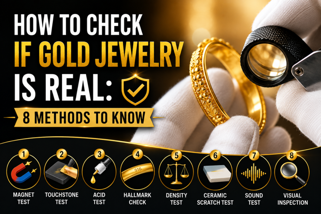 How to Check if Gold Jewelry Is Real 8 Methods to Know