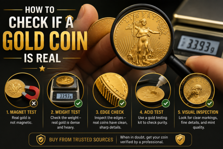 How to Check if a Gold Coin Is Real