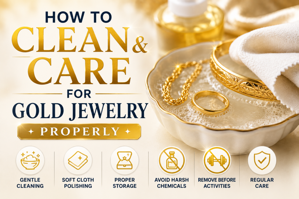 How to Clean and Care for Gold Jewelry Properly A Comprehensive Guide