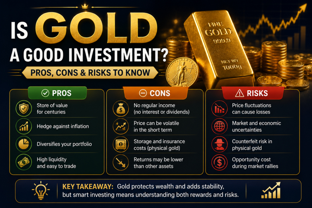Is Gold a Good Investment Pros, Cons & Risks to Know in 2026