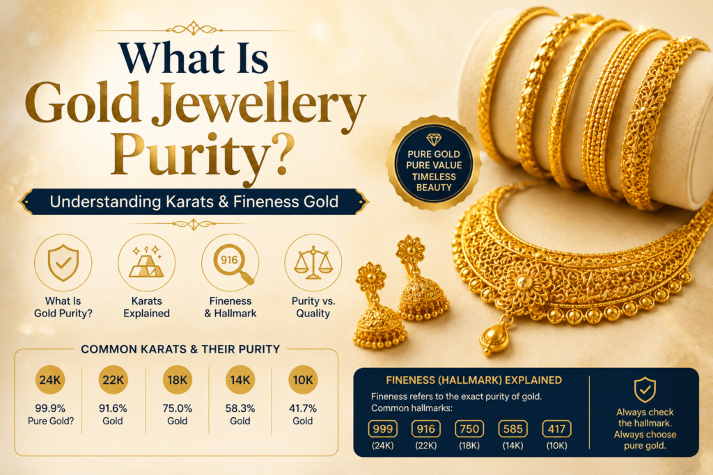 What Is Gold Jewellery Purity Understanding Karats & Fineness Gold