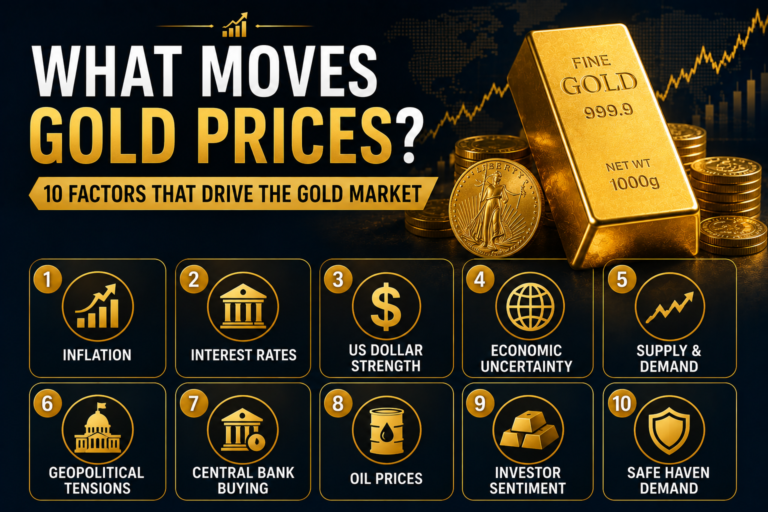 What Moves Gold Prices? 10 Factors That Drive the Gold Market