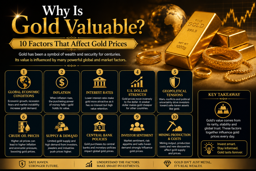 Why Is Gold Valuable 10 Factors That Affect Gold Prices